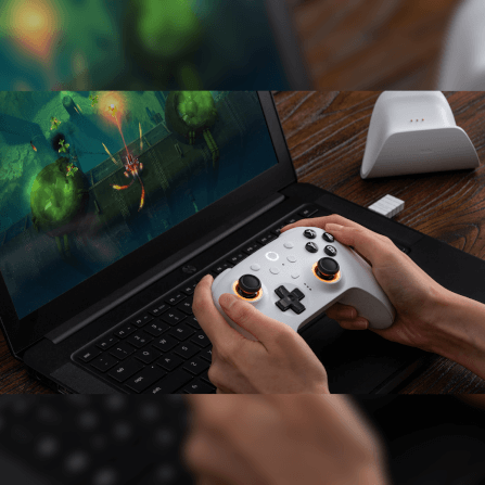 จอยเกมไร้สาย 8BITDO (80ND) ULTIMATE 2 BLUETOOTH & 2.4G สีดำ_7